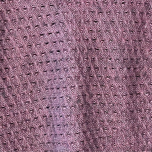 American Eagle Womens Wool Blend Maroon Sweater Long sleeves V Neck Size L - Picture 7 of 12